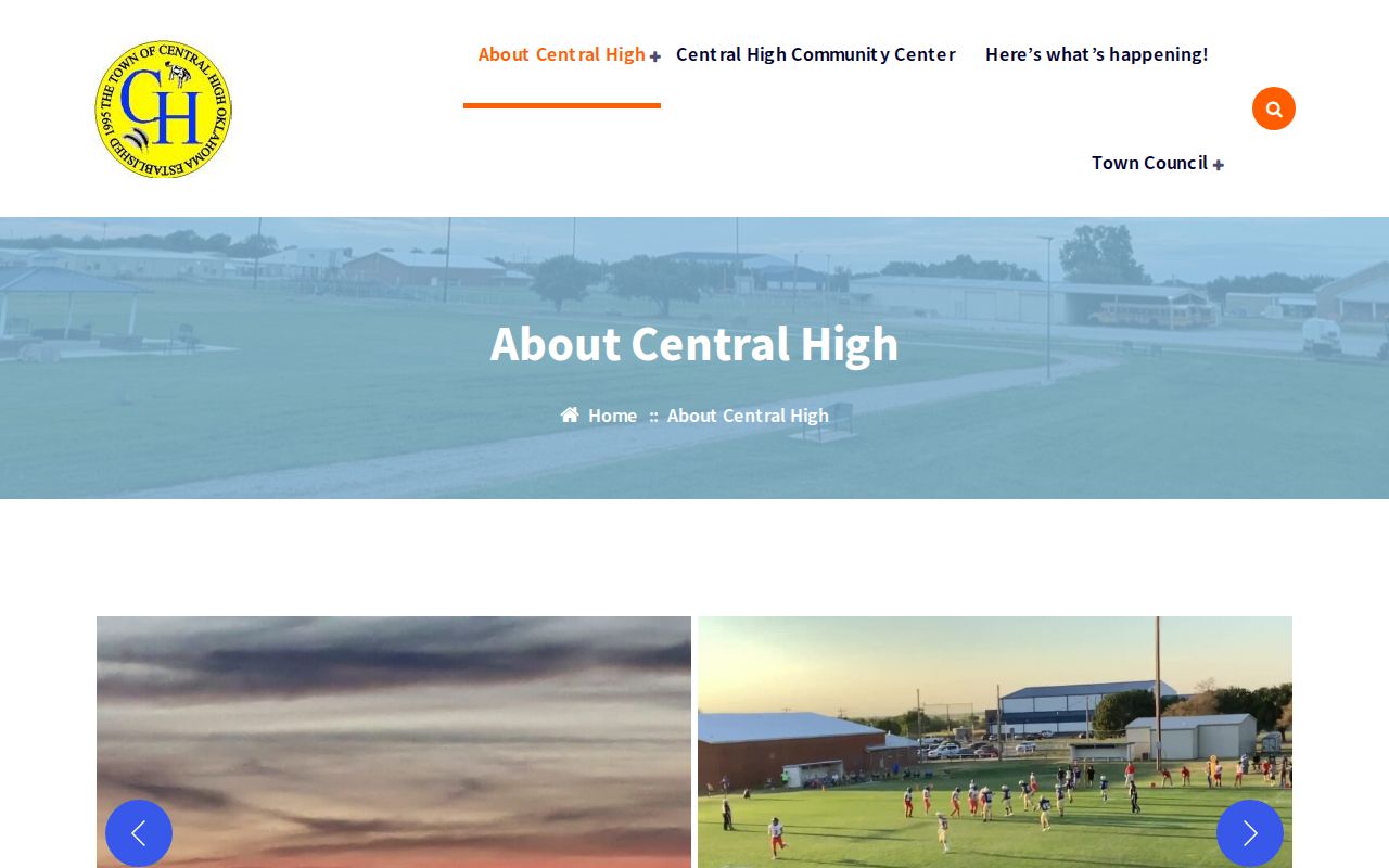 Official Town of Central High civic page