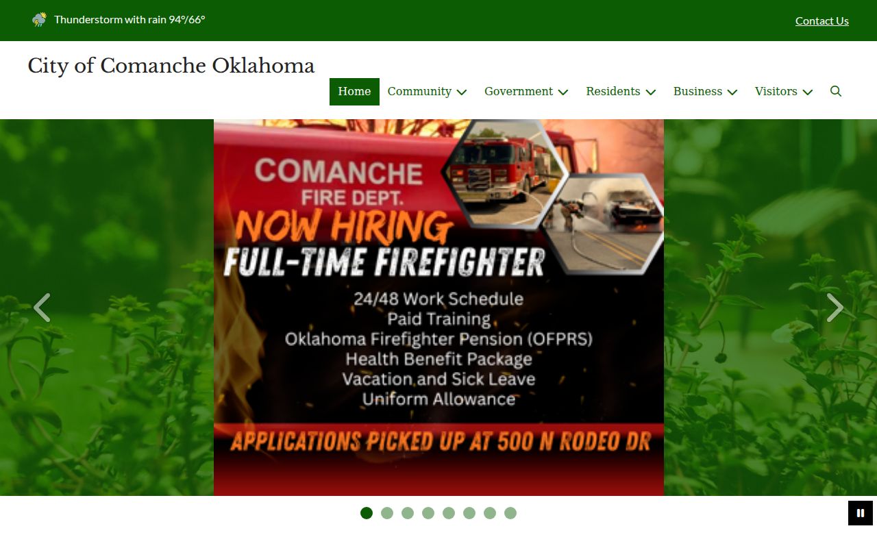 Official City of Comanche home page